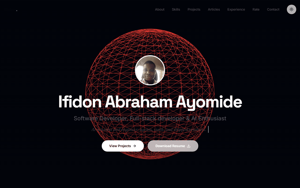 Portfolio website